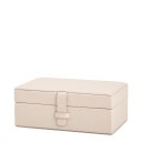 Ver imagem 1 de Caixa em Mdf com Revestimento em Pu Bege G 23,5x14,5x9cm