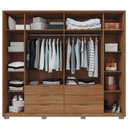 Ver mais imagens de Guarda Roupa Casal Com 2 Espelhos 6 Portas Martin C01 Buriti - Mpozenato
