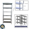 Prateleira Armário Estante Aço Galvanizado 6 Bandejas 60 Cm:galvanizada - 4