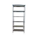 Ver imagem 1 de Prateleira Armário Estante Aço Galvanizado 6 Bandejas 60 Cm:galvanizada
