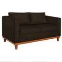 Ver imagem 2 de Sofá 3 Lugares Europa 180 cm Estilo Conforto e Elegância Corano Marrom - ADJ Decor