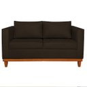 Ver imagem 4 de Sofá 3 Lugares Europa 180 cm Estilo Conforto e Elegância Corano Marrom - ADJ Decor