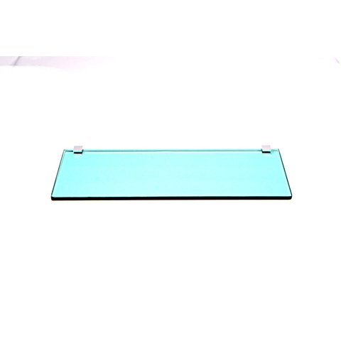 Porta Shampoo Reto em Vidro Verde Lapidado - Aquabox - 40cmx14cmx8mm