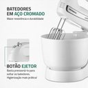 Ver imagem 4 de Batedeira Mondial Cake Premium 4 Velocidades + Turbo 500w Branco 127v - B-50-w