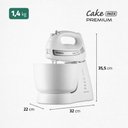 Ver imagem 7 de Batedeira Mondial Cake Premium 4 Velocidades + Turbo 500w Branco 127v - B-50-w