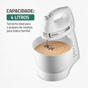 Ver imagem 3 de Batedeira Mondial Cake Premium 4 Velocidades + Turbo 500w Branco 127v - B-50-w
