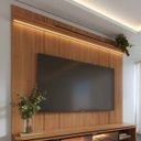 Ver imagem 3 de Rack com Painel para TV até 85 Polegadas Vidro Reflecta 100% MDF com LED Lincoln Float 215cm Canella