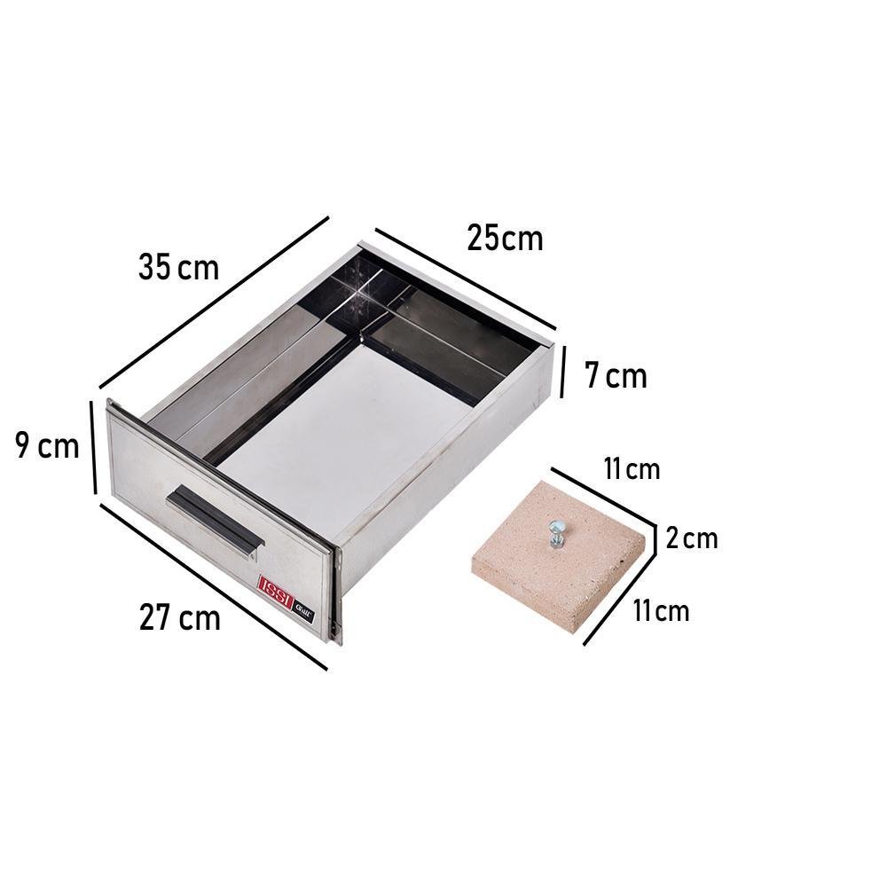 Gaveta Cinzeiro para Churrasqueira Issi Grill - 3