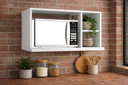 Ver imagem 1 de Módulo Microondas Cozinha   Suporte Nicho p/Microondas 80x44cm