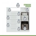 Ver imagem 7 de Cômoda para Quarto 6 Gavetas 1 Porta com Chave Estilo Moderno da Vinci 111cm Branco