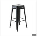 Ver imagem 2 de Banqueta Alta Iron Tolix - 76 Cm - Preto