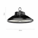 Ver imagem 3 de Luminária Led Ufo 100w Industrial High Bay Preto