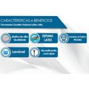 Ver imagem 2 de Travesseiro Látex Natural Alto LN1101 Lavável c/ Capa de Algodão 200 fios p/Fronha (50x70) - Duoflex