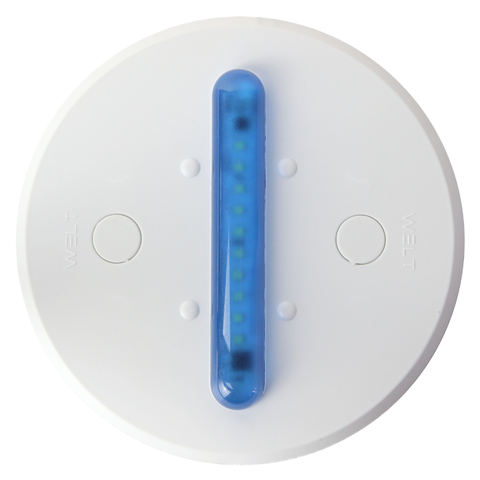 Ecolight Luminária Econômica - Base Branca Azul - 220v