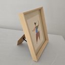 Ver imagem 4 de Porta Retrato Madeira Borda Interna Linho 15 X 20cm