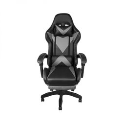Cadeira Gamer para Escritório Reclinável com Almofadas Lombar e Pescoço Preta Hawker Or Design - 3 Cadeira Gamer para Escritório Reclinável com Almofadas Lombar e Pescoço Preta Hawker Or Design - 3