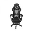 Ver imagem 3 de Cadeira Gamer para Escritório Reclinável com Almofadas Lombar e Pescoço Preta Hawker OR Design