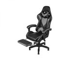 Ver imagem 2 de Cadeira Gamer para Escritório Reclinável com Almofadas Lombar e Pescoço Preta Hawker OR Design