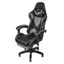 Ver imagem 1 de Cadeira Gamer para Escritório Reclinável com Almofadas Lombar e Pescoço Preta Hawker OR Design