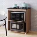 Ver imagem 1 de Balcão para Cooktop Lara 70cm 04 Bocas com Tampo - Savana