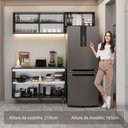 Ver imagem 6 de Armário de Cozinha Compacta 190cm Preto Reims Madesa 09