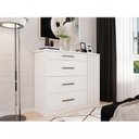 Ver imagem 1 de Cômoda 4 Gavetas 1 Porta Palacius Caemmun