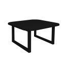 Ver imagem 3 de Mesa De Centro Lateral De Apoio Para Sala Estar Square Preto Laca