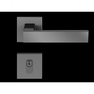 Fechadura Beethoven Grafite Polido Externa