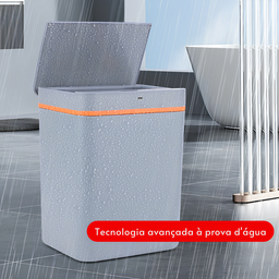 Lixeira Automática Sensor Inteligente 12l sem Toque Carregamento Usb Abertura Rápida e Silenciosa - 6