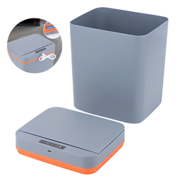 Lixeira Automática Sensor Inteligente 12l sem Toque Carregamento Usb Abertura Rápida e Silenciosa - 4