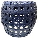 Ver imagem 2 de Puff Bahamas Colmeia - Decoração, Jardim, Banco, Seat Garden, Área - Azul Marinho