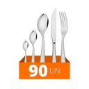 Ver imagem 1 de Faqueiro Laguna com 90 Peças Luxo Totalmente em Aço Inox Itop - Tramontina