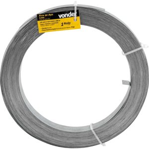 Fita de Aço Lisa 19x0,4mm com 30 Metros Vonder