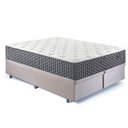 Ver imagem 4 de Base Box Baú Queen Bipartido 158x198 Suede com Colchão Relax Fresh Molas Ensacadas