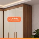 Ver imagem 6 de Guarda Roupa de Canto Modulado Closet Madrid 5 Portas Bater MDP Madeirado-Off White Maxel Móveis