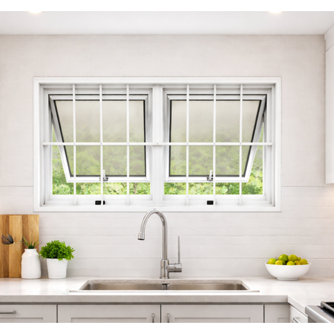 Vitro Maxim Ar com Grade 2 Seções Branco 80x150 Linha 25 Jade