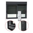 Ver imagem 3 de Janela Persiana Integrada Automática Alumínio Preta - 140x150