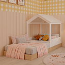 Ver imagem 5 de Bicama Infantil com Casinha 2 em 1 Montessoriana Linha Play Quater
