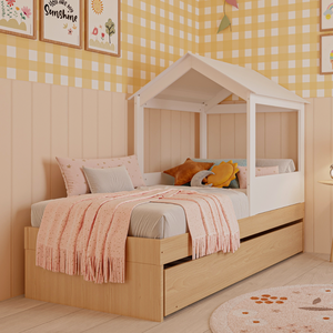 Bicama Infantil com Casinha 2 em 1 Montessoriana Linha Play Quater