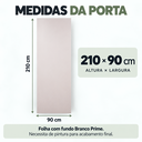Ver imagem 3 de Porta de Correr Branco Prime 210x90 com Kit Aluminio
