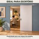 Ver imagem 2 de Porta de Correr Branco Prime 210x90 com Kit Aluminio