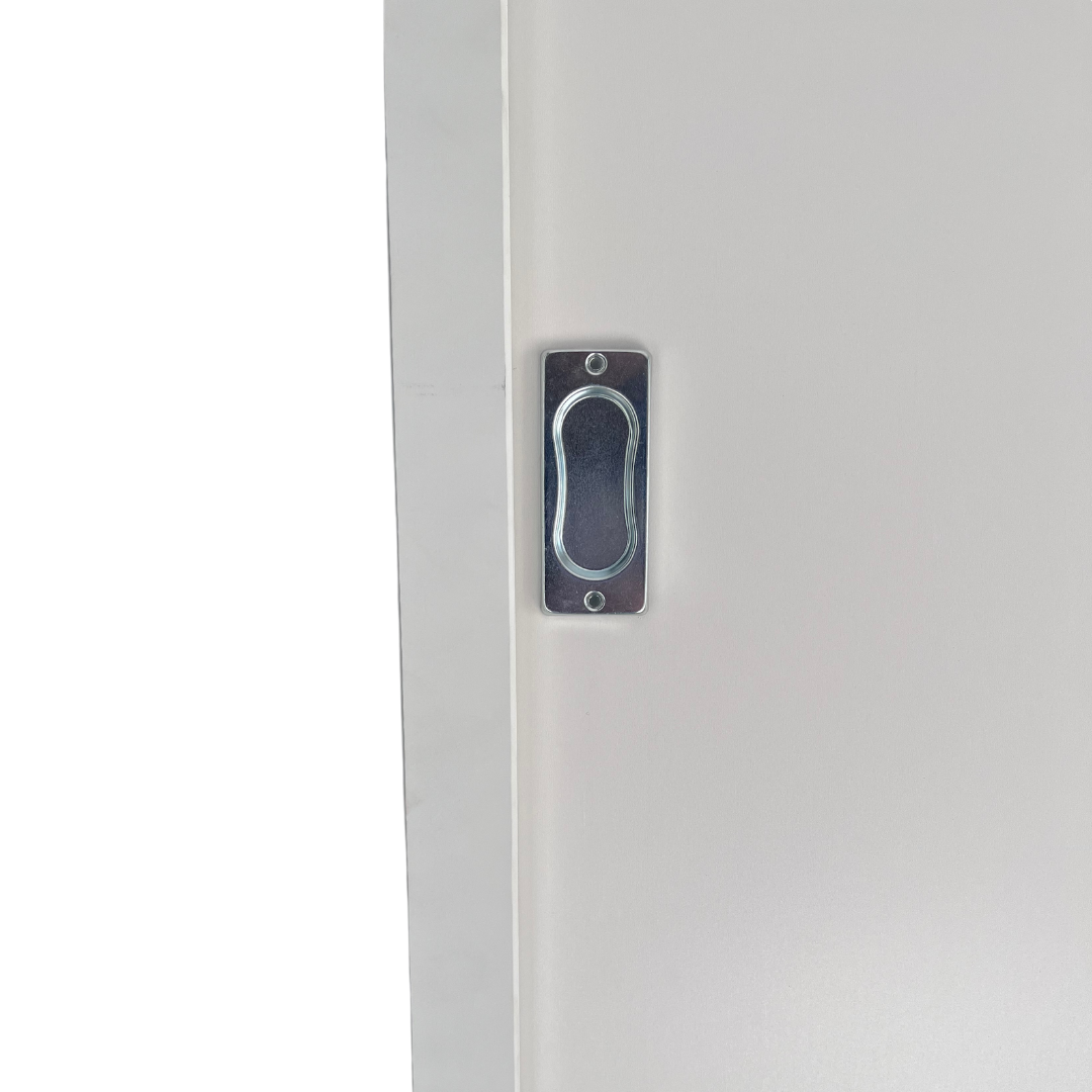 Porta De Correr Branco Prime 210x90 Com Kit Aluminio - 5