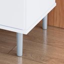 Ver imagem 2 de Kit Bancada Ilha para Cozinha + Balcão para Cooktop 0,80m 5 Bocas 2 Portas Turim Branco