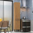 Ver imagem 1 de Paneleiro 2 Portas para Cozinha Modulada Paris 202cm Menu Móveis Freijó