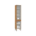Ver imagem 4 de Paneleiro 2 Portas para Cozinha Modulada Paris 202cm Menu Móveis Freijó