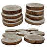 Kit c/ 8 Bolachas Lixadas Madeira Rustica 17 x 15cm - 4