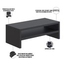 Ver imagem 4 de Kit 04 Suportes Stand Para Monitores Mesa Escritório Home Office Lap L03 Preto - Lyam Decor
