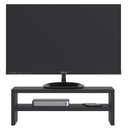 Ver imagem 7 de Kit 04 Suportes Stand Para Monitores Mesa Escritório Home Office Lap L03 Preto - Lyam Decor