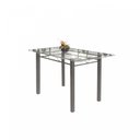 Ver imagem 4 de Conjunto de Mesa Tubular 6 Cadeiras 140cm com Tampo de Vidro Melissa Prata/Paraopeba