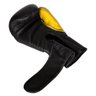 Luva de Boxe Mks Combat Rustic Yellow & Black Couro 12 Oz - 2